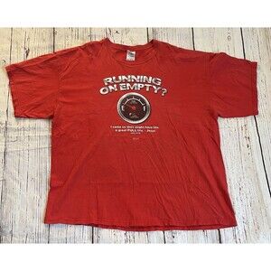 Kerusso T Shirt Running On Empty Christian Religion Gildan Size 2XL John 10:10